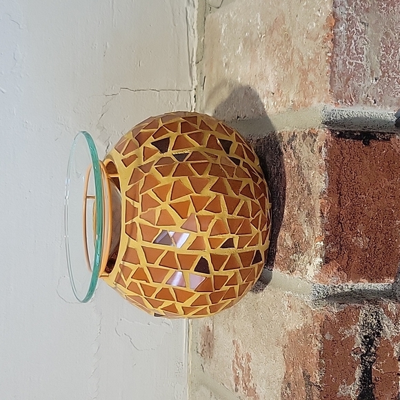 🎃🎃 Partylite Mosaic Pumpkin Atoma Melt Warmer 🎃🎃 - Picture 1 of 5